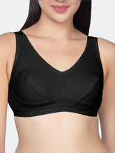 Load image into Gallery viewer, Sonari Cotton Non Padded Full Coverage Pull-On Yoga Bra with Broad Straps and Wide Band – 004
