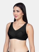 Load image into Gallery viewer, Sonari Cotton Non Padded Full Coverage Pull-On Yoga Bra with Broad Straps and Wide Band – 004
