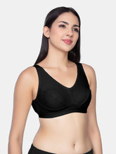 Load image into Gallery viewer, Sonari Cotton Non Padded Full Coverage Pull-On Yoga Bra with Broad Straps and Wide Band – 004
