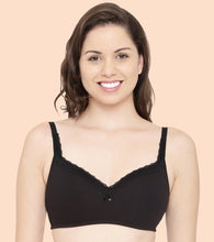 Load image into Gallery viewer, Enamor Smoothening Women's Cotton Everyday Balconette T-Shirt Bra - All Day Comfort, Full Support, Padded, Wirefree, Medium-Coverage - A017
