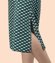 Load image into Gallery viewer, Enamor Culotte Pants For Women | Crop Length Culottes With Smart Side Slits | Black Pixie Aop
