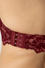 Load image into Gallery viewer, Amante Femme Lace Padded Wired Multiway Bra - Biking Red 06301
