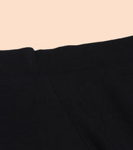 Load image into Gallery viewer, Enamor Mid Rise Crop length Slip on  Shop In Culotte For Women - Relaxed Fit, Super Soft - E064 (Jet Black)
