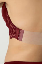 Load image into Gallery viewer, Amante Femme Lace Padded Wired Multiway Bra - Biking Red 06301
