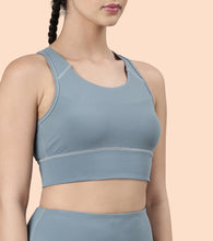 Load image into Gallery viewer, Enamor Basic Workout Sports Bra | Medium Impact Dry Fit Longline Bra For Women | A202
