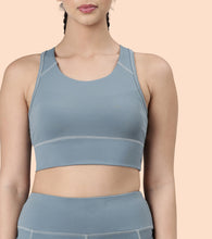 Load image into Gallery viewer, Enamor Basic Workout Sports Bra | Medium Impact Dry Fit Longline Bra For Women | A202
