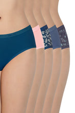 Load image into Gallery viewer, Amante Assorted Low Rise Hipster Panties (Pack of 5) 45301
