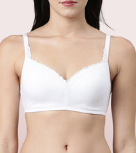 Load image into Gallery viewer, Enamor Smoothening Women's Cotton Everyday Balconette T-Shirt Bra - All Day Comfort, Full Support, Padded, Wirefree, Medium-Coverage - A017
