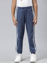 Load image into Gallery viewer, Go Colors Blue Cotton Joggers
