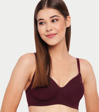 Load image into Gallery viewer, Enamor Innovations Fabcool Encircled  Side Support Shaper, Non Padded, Wirefree, High Coverage, Women's Cotton Everyday Bra  - A042 (Available in Plus Sizes) (Purple)

