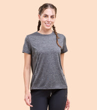 Load image into Gallery viewer, Enamor Womens Athleisure A309- Basic Workout Dry Fit Crew Neck Activewear Tee
