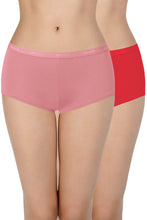 Load image into Gallery viewer, Amante Solid Low Rise Boyshorts (Pack of 2) - C510 62001

