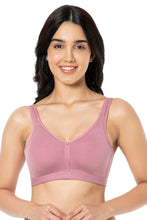 Load image into Gallery viewer, Amante Cotton Chic Support Solid Non Padded Non-Wired Bra - Mesa Rose 93101
