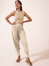 Load image into Gallery viewer, Go Colors Light Beige Viscose Stretch Patiala
