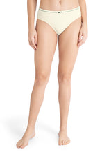 Load image into Gallery viewer, Amante Casual Chic Three-Fourth Coverage Low Rise Bikini Panty - Whitesmoke-Cedar 10903
