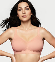 Load image into Gallery viewer, Enamor Innovations Bamboo Bliss, Everyday, Full Support, Women's T-Shirt Bra - Super Soft, Naturally Absorbent &amp; Antimicrobial, Padded, Wirefree, High Coverage- A077 (Honey Beige)
