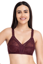 Load image into Gallery viewer, Amante Magic Support Non Padded Non-Wired Full Coverage Bra - Crushed Violet 81901

