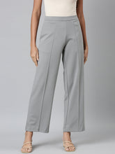 Load image into Gallery viewer, Go Colors Dusty Green Roma Ponte Wide Pants
