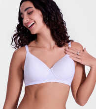 Load image into Gallery viewer, Enamor Ultra Smooth T-Shirt Bra - Padded, Non-Wired, Full Coverage - A127 (Bright White)
