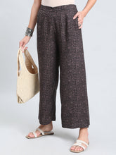 Load image into Gallery viewer, Go Colors Black Woven Viscose Printed Palazzo
