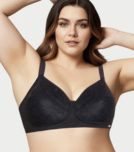 Load image into Gallery viewer, Enamor BambooBliss Full Support Bra, Non-Padded, Wirefree, High Coverage - IB26 (Black)
