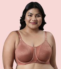 Load image into Gallery viewer, Enamor Innovations Transform Women's Full Support Minimizer Bra -  Smoothening and Breathable Non Padded, Wired, Full Coverage  - F124 (Available in Plus Sizes) (Cedar Wood)
