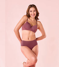 Load image into Gallery viewer, Enamor Innovations Ecolite, Smoother Perfect Lift Women's T-Shirt Bra - Crush Proof Cups, Padded, Wired, High Coverage - F057 (Toasted Mauve)
