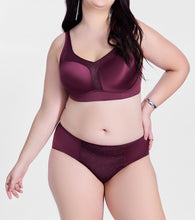 Load image into Gallery viewer, Enamor P148 Luxe Satin Hipster Panty for Women - Mid Waist, Outer Elastic, Medium Coverage (Fig)

