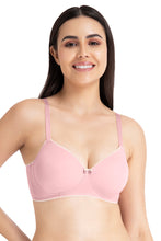 Load image into Gallery viewer, Amante Casual Chic Solid Padded Non-Wired T-Shirt Bra - Bridal Rose-Angel Wing 10901
