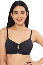 Load image into Gallery viewer, Amante Elegant Dream Padded Wired T-shirt Bra - Black 92101
