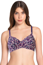 Load image into Gallery viewer, Amante Cotton Dream Padded Non Wired T-shirt Bra - Blue Shadow Pr 83601
