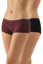 Load image into Gallery viewer, Amante Low Rise Solid Boyshorts (Pack of 2) 62001
