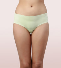 Load image into Gallery viewer, Enamor PH40 Innovations Invisi, All Day Comfort, Mid Waist Hipster Panty for Women - No Visible Panty Lines, Sweat wicking, Free Cut, Full Coverage - Pack of 1 (Green Pear)
