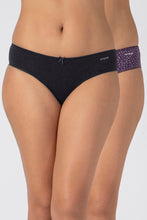 Load image into Gallery viewer, Amante Lace Edge Bikini Panty (Pack of 2 Prints &amp; Colors May Vary) - Mixed Assorted 09103
