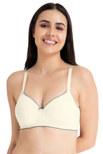 Load image into Gallery viewer, Amante Casual Chic Solid Padded Non-Wired T-Shirt Bra - Whitesmoke-Cedar 10901
