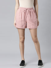 Load image into Gallery viewer, Go Colors Dusty Pink Linen Shorts
