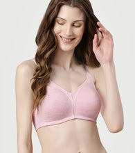 Load image into Gallery viewer, Enamor Innovations Fabcool Full Support Everyday Full Figure Bra - Jiggle Control and Antimicrobial, Non-Padded, Wirefree, Full Coverage Women's Bra - AB75 (Available in  Plus Sizes) (Orchid Melange) (Orchid Melange)
