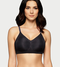 Load image into Gallery viewer, Enamor Invisi Bonded Fixed Cup Shimmer Dot T-Shirt Bra, Padded, Wire Free, Seam Free Fit - IO12 (Slay Black)
