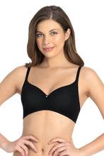 Load image into Gallery viewer, Amante All Day Smooth Comfort Padded &amp; Non-wired Bra - Black 78201
