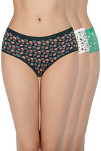 Load image into Gallery viewer, Amante Printed Low Rise Hipster (Pack of 3) - C512 43101
