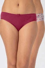 Load image into Gallery viewer, Amante Lace Edge Bikini Panty (Pack of 2 Prints &amp; Colors May Vary) - Mixed Assorted 09103
