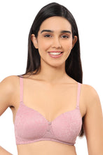 Load image into Gallery viewer, Amante Floral Romance Non Wired Lightly Padded Non-Wired Full Coverage Bra - Cinder Rose 10306

