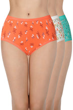Load image into Gallery viewer, Amante Printed Full Brief Panty (Pack of 3) - C514 53101
