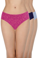 Load image into Gallery viewer, Amante 100% Cotton Bikini Panty Pack (Pack of 3) - D008 - Multi
