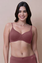 Load image into Gallery viewer, Amante Breathe Bliss Padded Non-Wired T-Shirt Bra - Wild Ginger 04901
