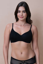 Load image into Gallery viewer, Amante Breathe Bliss Padded Non-Wired T-Shirt Bra - Black 04901
