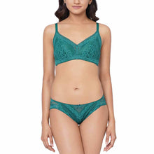 Load image into Gallery viewer, Wacoal Lucy Low Waist Medium Coverage Bridal Wear Lace Bikini Panty - Teal LCP258
