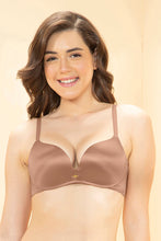 Load image into Gallery viewer, Amante Elevate Curves Padded Non-Wired Push-up Bra - Macaroon 103201
