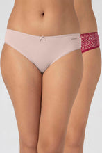 Load image into Gallery viewer, Amante Lace Edge Bikini Panty (Pack of 2 Prints &amp; Colors May Vary) - Mixed Assorted 09103
