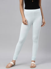 Load image into Gallery viewer, Go Colors Aqua Cotton Stretch Churidar
